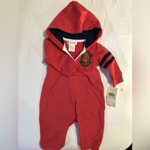 Ralph lauren. Boys. One piece with hoodie. NWT